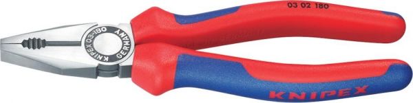 KNIPEX® Kombinationszange poliert mit Mehrkomponenten-Griffen 160 mm - erhältlich bei ✭ HUG Technik ✓