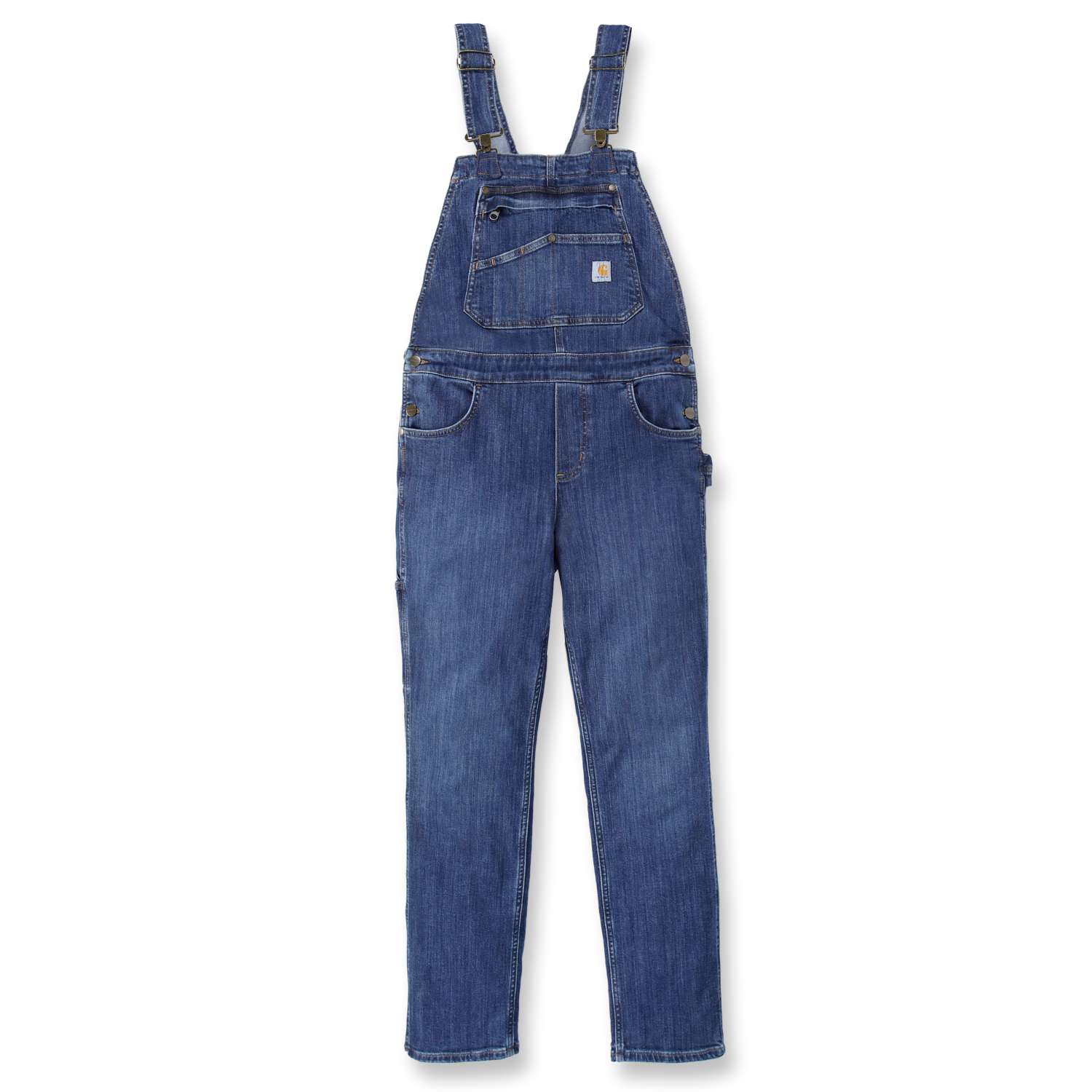 carhartt® Damen Jeans-Latzhose »RELAXED FIT DENIM BIB OVERAL« arches Flach  - erhältlich bei ✌ HUG Technik ✓