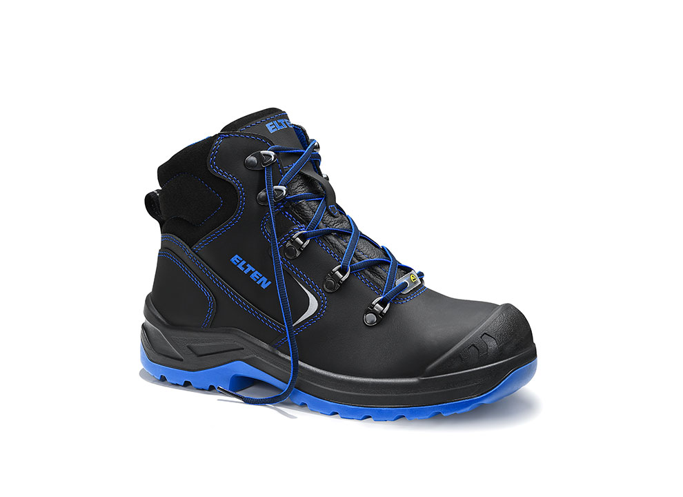 ELTEN® Damen-Sicherheitsstiefel LENA black-blue Mid ESD S3, 746121 - bei HUG Technik ✭