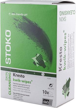 Handreiniger Kresto® Kwik Wipes, Eimer mit 70 Tüchern - bekommst Du bei ★ HUG Technik ✓