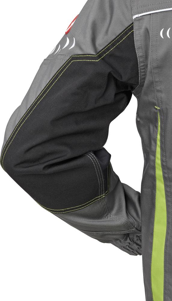 FORTIS Jacke Flex, grau-schwarz-lime - erhältlich bei ❣ HUG Technik ✓