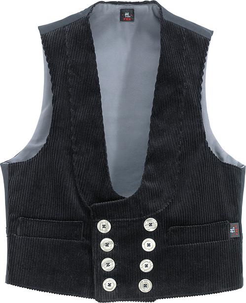 FHB® Zunftweste Heiner, Trenkercord, schwarz - bei HUG Technik ✭
