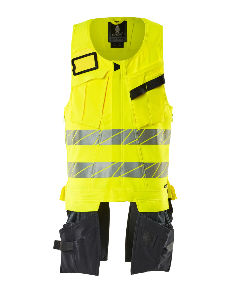 MASCOT® ACCELERATE SAFE Werkzeugweste  Gr. 2XL, hi-vis gelb/schwarzblau - bei HUG Technik ✭