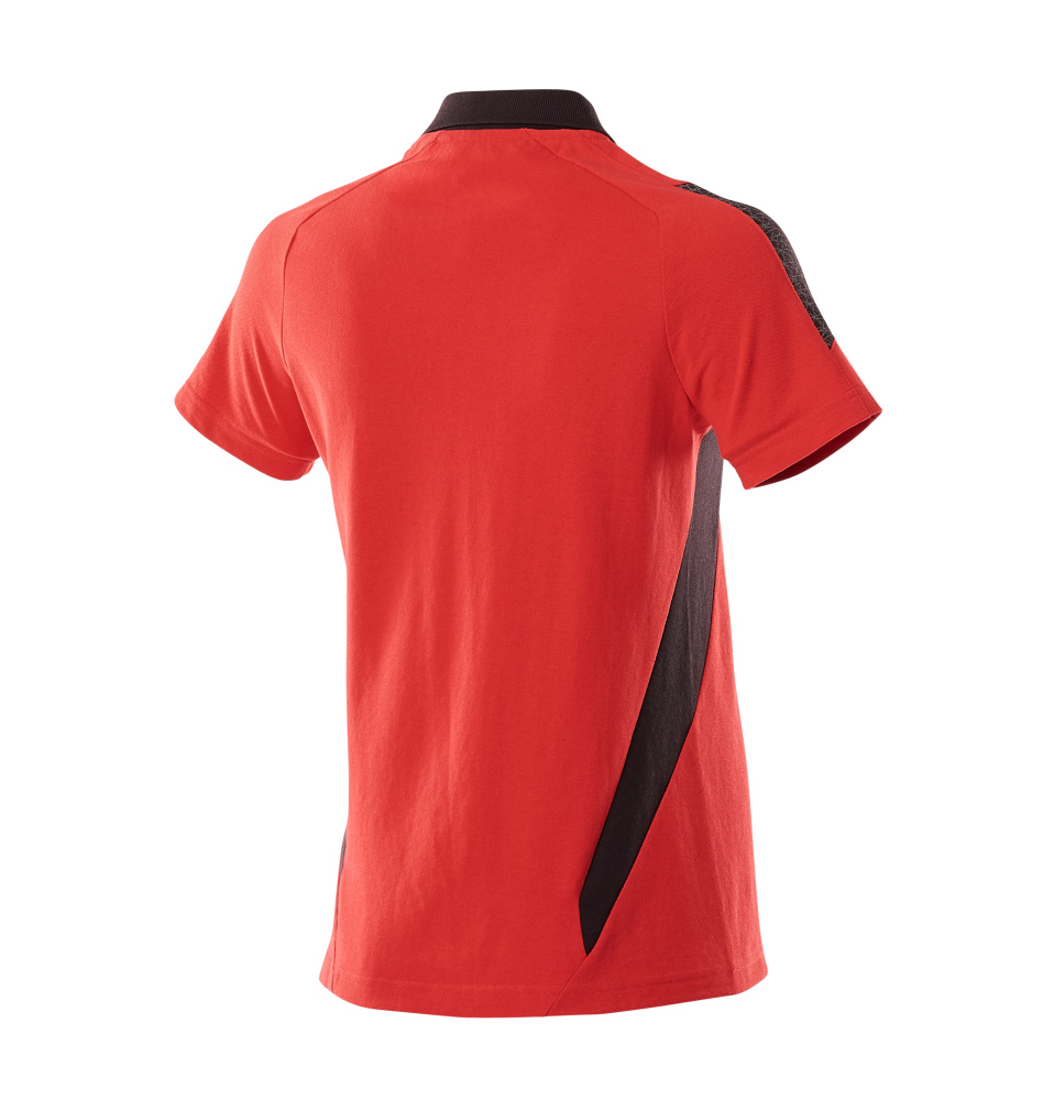 MASCOT® ACCELERATE Polo-Shirt  Gr. 2XL/ONE, verkehrsrot/schwarz - bei HUG Technik ♡