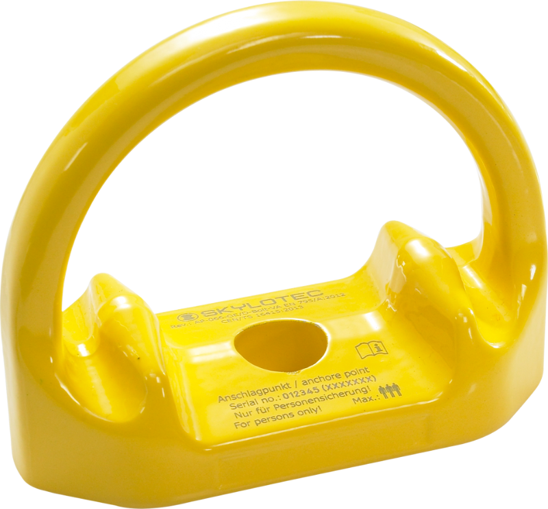 Einzelanschlagpunkt D BOLT STAINLESS YELLOW M20.