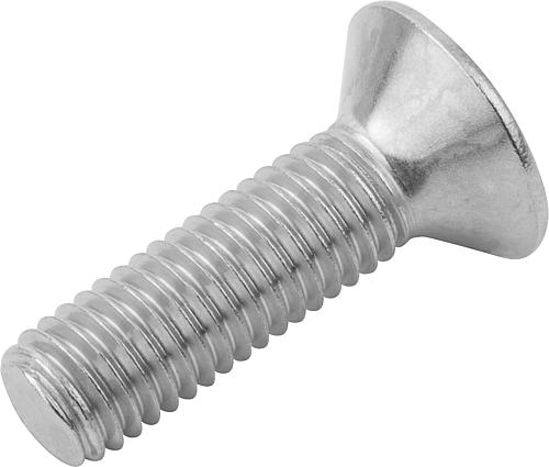 Senkschraube mit Innensechskant DIN EN ISO10642 M04X10 Gewinde durchgehend, Edelstahl A4 blank - K0708.604X10 - bekommst Du bei ★ HUG Technik ✓