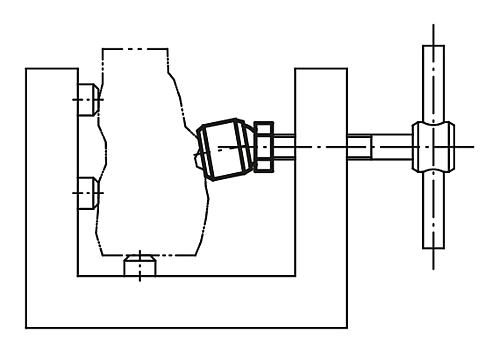 Gelenkfuß M05 D1=13 H=16,5 Autom.Stahl, SW=10 - K0304.05 - erhältlich bei ♡ HUG Technik ✓