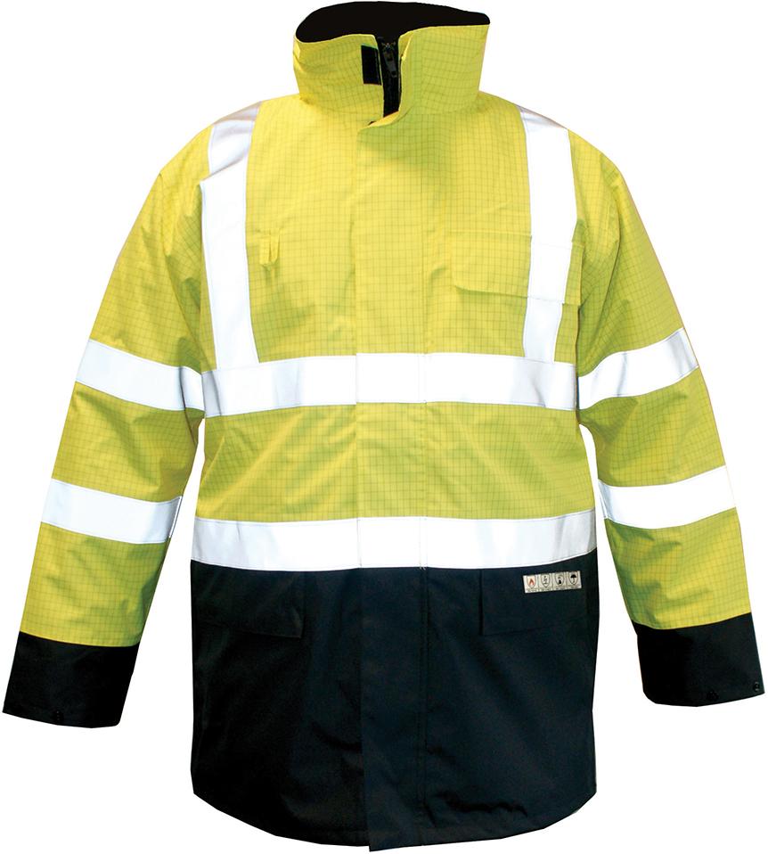 M-SAFE® Multinorm-Warnschutz-Parka gelb-blau - bei HUG Technik ☆