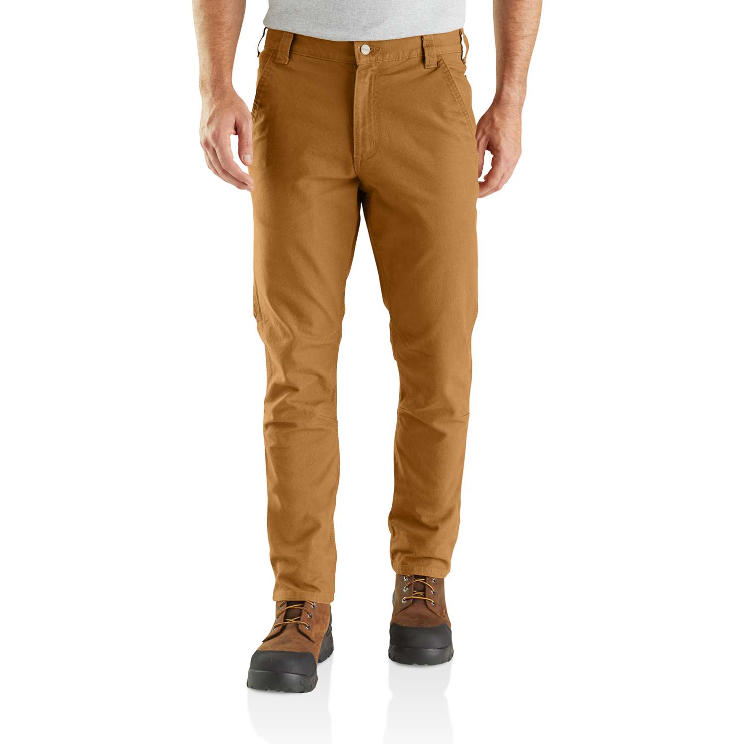 carhartt® Herren Stretch Latzhose, gerade, STRETCH DUCK DUNGAREE Flach  - erhältlich bei ♡ HUG Technik ✓