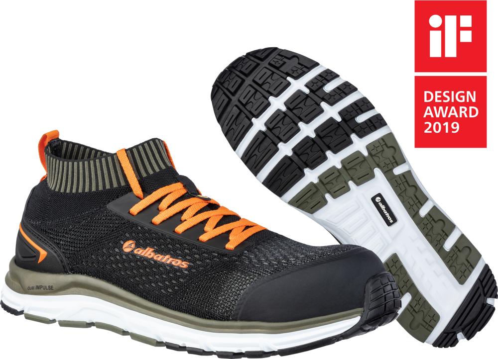 albatros® Sicherheitshalbschuh ULTIMATE IMPULSE OLIVE LOW 646730, S1P ESD HRO SRA, schwarz/oliv - direkt bei HUG Technik ✓