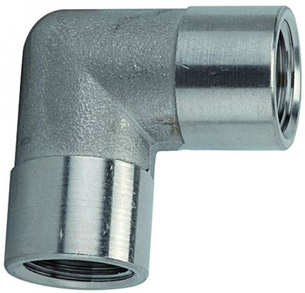 Winkelstück, innen/innen, G 1/8, Edelstahl 1.4404 - gibt’s bei HUG Technik ✓