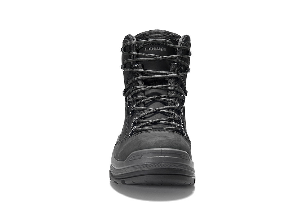 LOWA Sicherheitsstiefel RENEGADE Work GTX black Mid S3 CI, 5654 - direkt von HUG Technik ✓