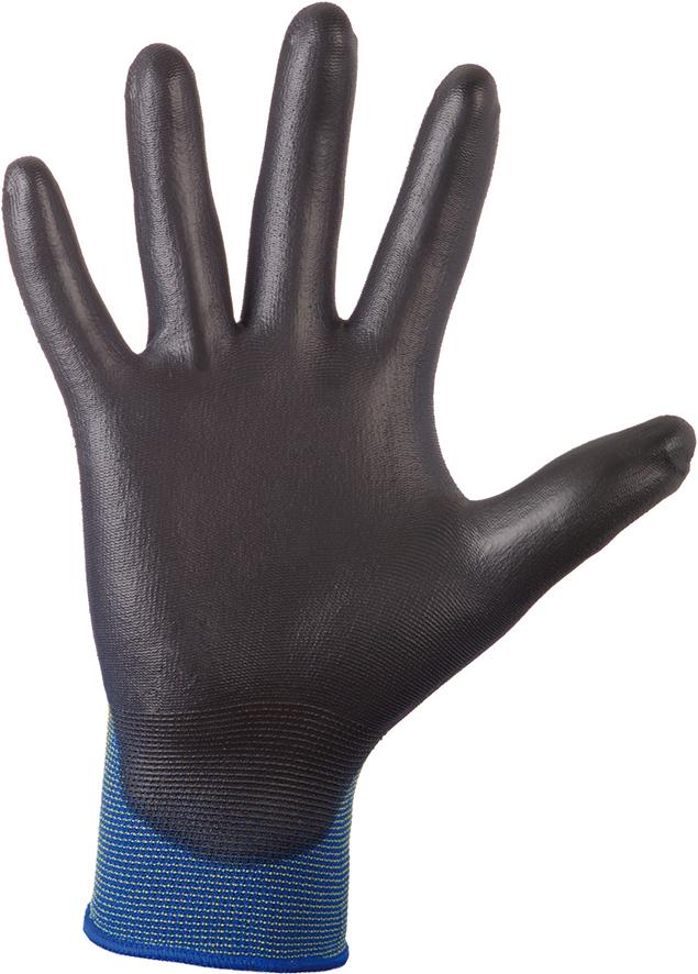 STRONGHAND® Feinstrickhandschuh Lintao PU, blau - bekommst Du bei ★ HUG Technik ✓