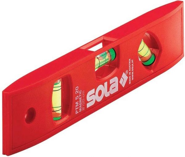 SOLA® Wasserwaage Kunststoff PTM 5 20 magn. - gibt’s bei ☆ HUG Technik ✓