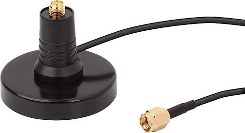 Produktbild Magnetfuß für Wireless LAN Antennen, Kunststoff schwarz - K1845.01
