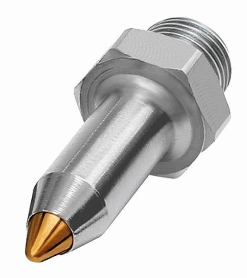 Feinstrahldüse, G 1/4 AG, Stahl vernickelt, Messing, Düsen-Außen-ø 8 mm - bekommst Du bei ★ HUG Technik ✓