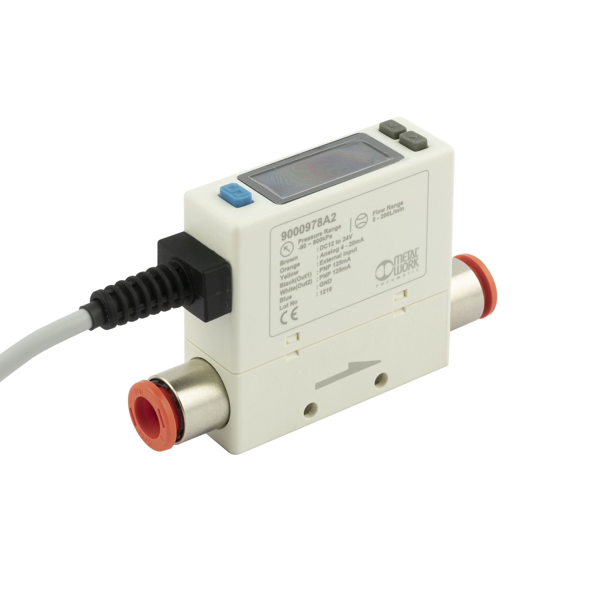 Durchflussmesser »FLUX 0«, 0 … 50 Nl/min, Ø 8 mm, 1 … 5 V - gibt’s bei HUG Technik ✓