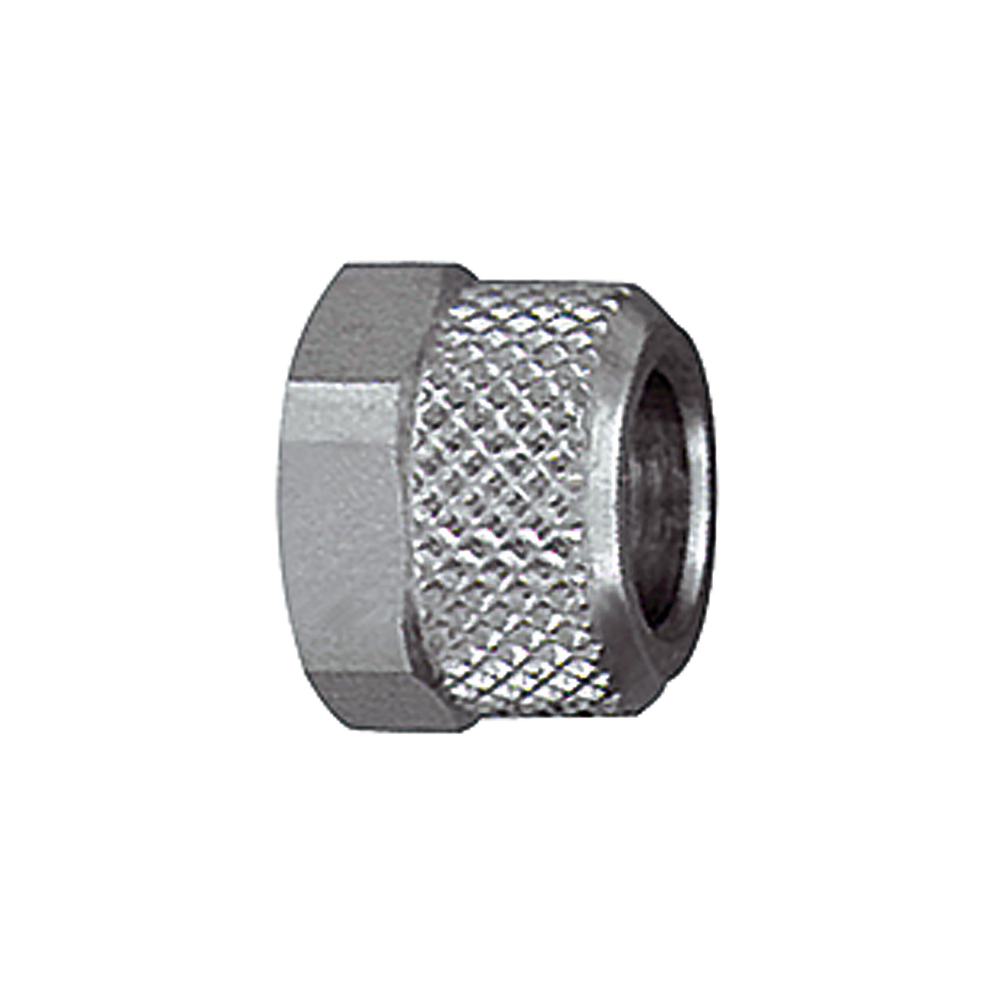 Überwurfmutter, M14x1,0, für Schlauch 10/8 mm, SW 16, Messing vernickelt - bei HUG Technik ✭