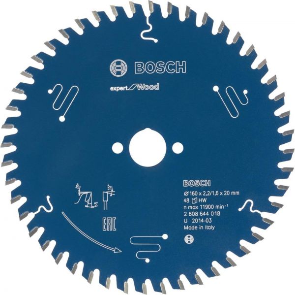 Bosch HW Kreissägeblatt Expert 190x30x2,6 56T - bei HUG Technik ✓