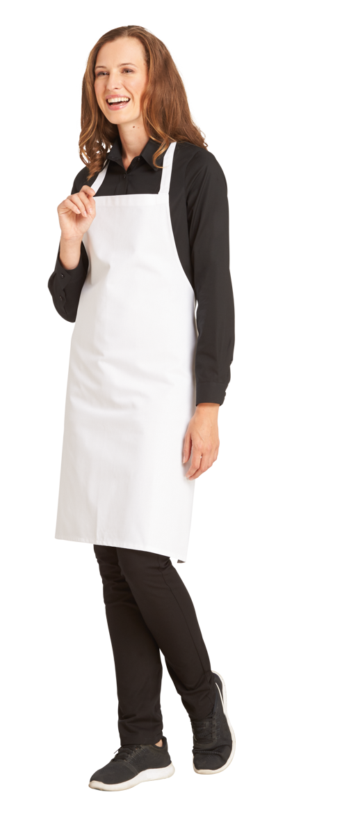 LEIBER Latzschürze weiß, One Size - jetzt NEU bei HUG Technik  ✓