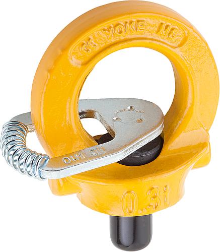 Ringschraube drehbar M08 Stahl, mit Sechskantschlüssel - K0769.08151 - bekommst Du bei ★ HUG Technik ✓