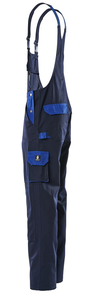 MASCOT® IMAGE Latzhose mit Knietaschen »Monza« Gr. 82/C42, marine/kornblau - bei HUG Technik ✓