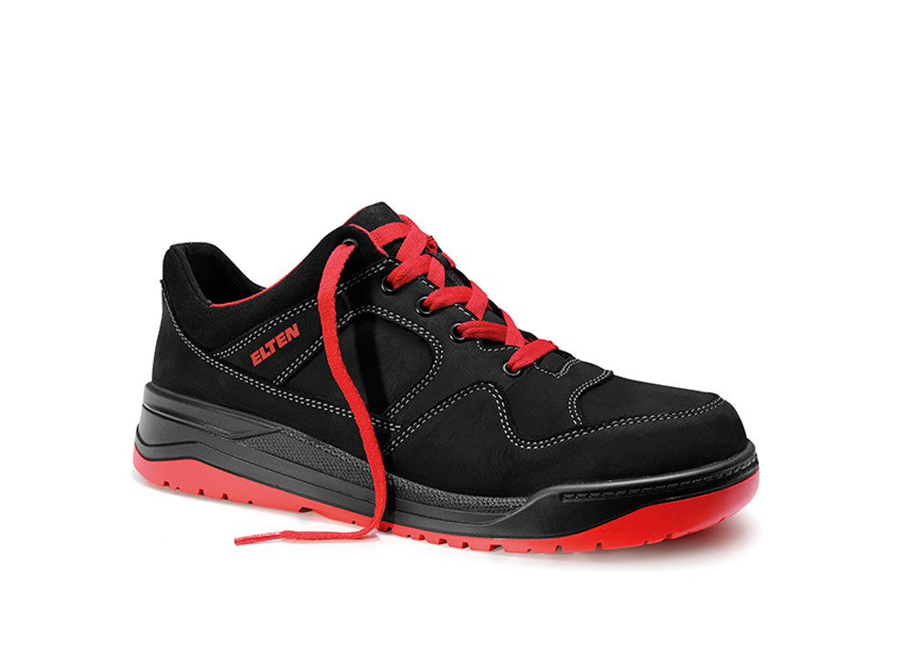 ELTEN® Sicherheitshalbschuh MAVERICK black-red Low ESD S3, 723391 - gibt’s bei HUG Technik ✓