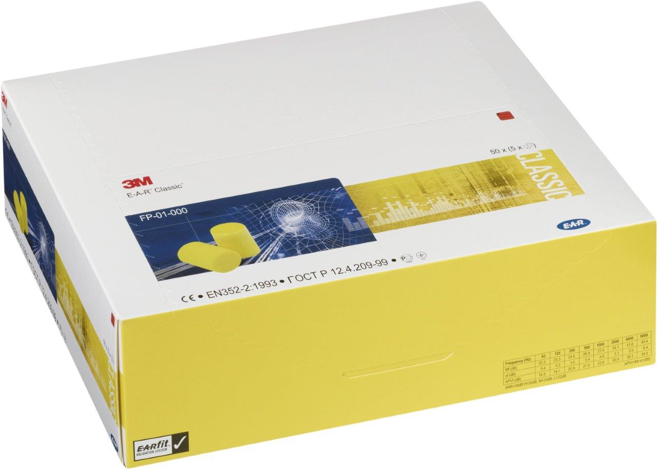 3M™ E-A-R™ CLASSIC™ Gehörschutzstöpsel  FP01000 - bei HUG Technik ✭