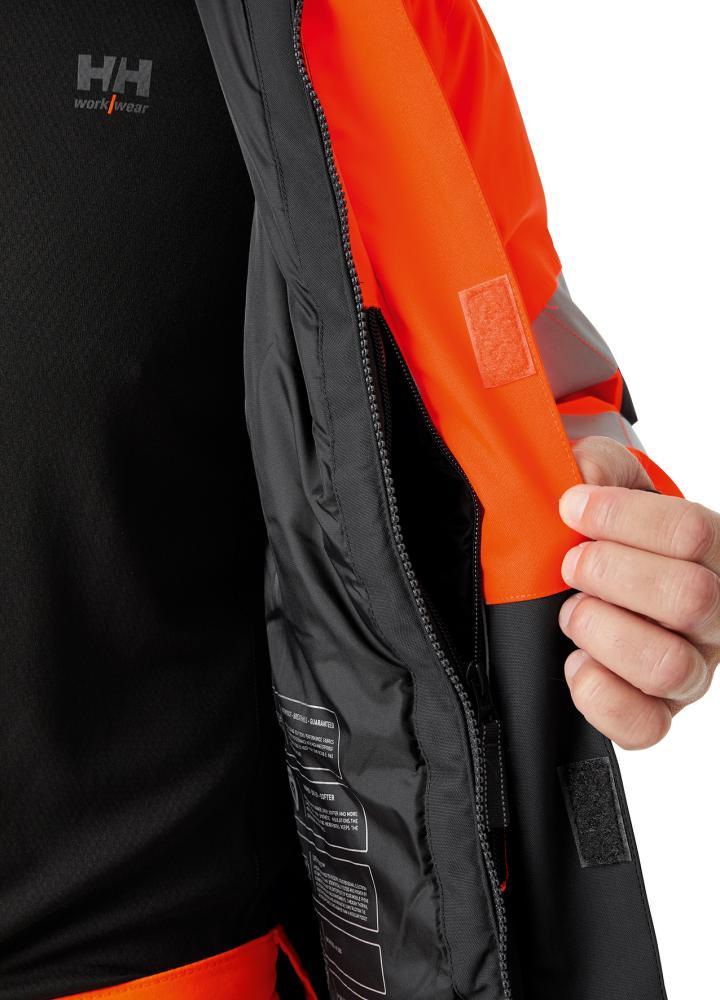 HH® Winterjacke ALNA, warnorange-ebony - gibt’s bei ☆ HUG Technik ✓