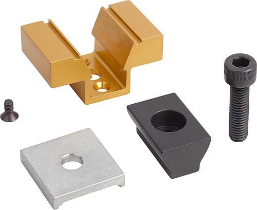 Keilspanner mit Bearbeitungs-Zugabe M04 Aluminium, Komp: Einsatzstahl - K0038.04 - direkt von HUG Technik ✓