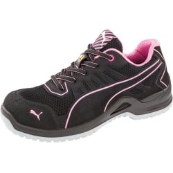 Puma® Sicherheitshalbschuh Fuse TC PINK LOW 644110, WNS S1P ESD SRC, schwarz/pink - direkt bei HUG Technik ✓