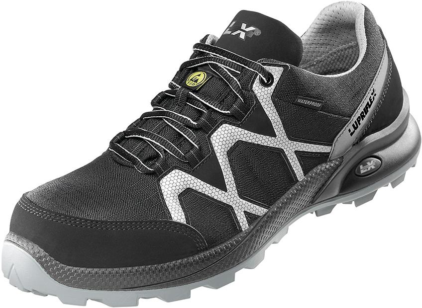 Lupriflex® Sicherheitshalbschuh Speed Low S3, ESD, schwarz-silber - bei HUG Technik ✭