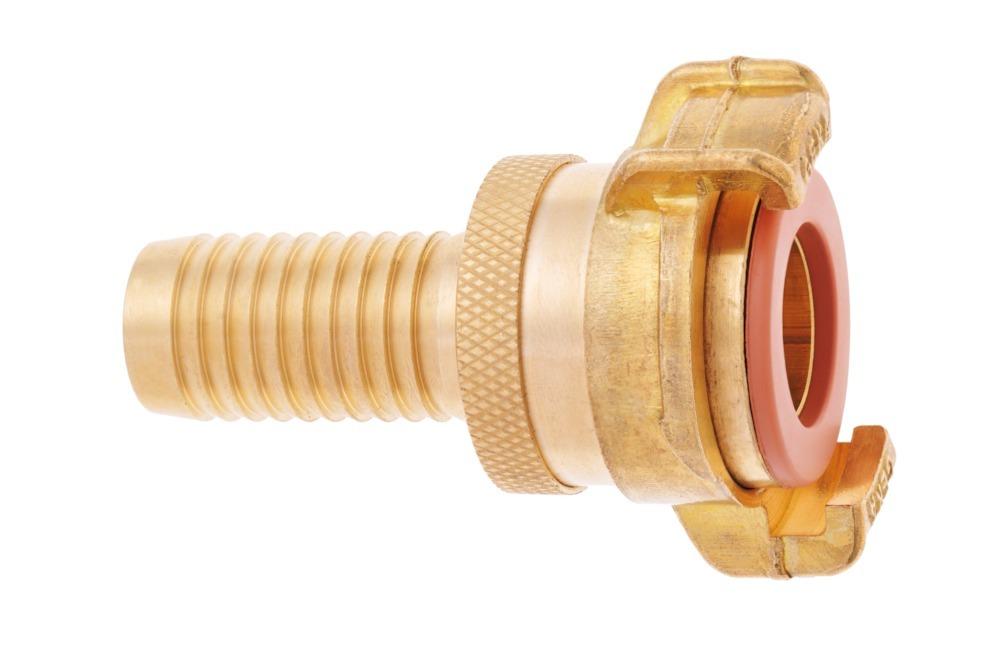 GEKA® plus-Schlauchstück »SH-K« 1/2 - 13mm, Messing, DVGW VP550 - erhältlich bei ♡ HUG Technik ✓