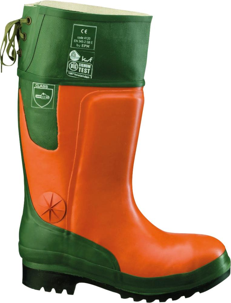 Forst-Gummistiefel »Ulme«, SB, orange-grün - bekommst Du bei ★ HUG Technik ✓