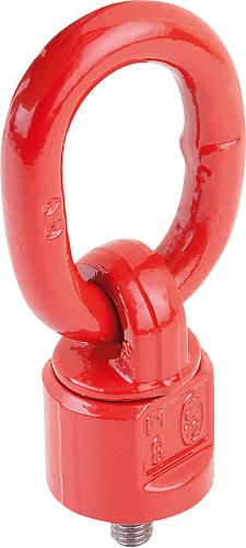 Anschlagwirbel drehbar M10 Stahl, Güteklasse 8 - K0770.1018 - bei HUG Technik ✭