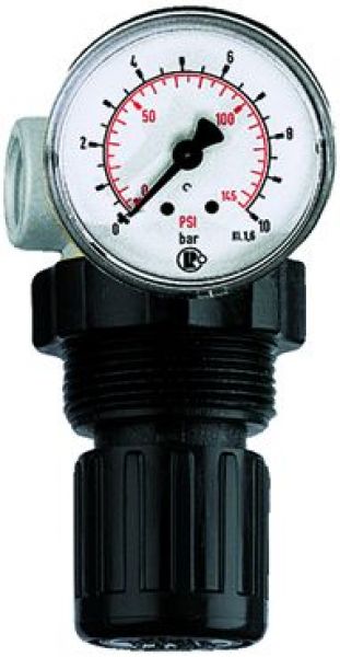 Druckbegrenzungsventil, inkl. Manometer, G 1/4, 0,1 - 2,0 bar - bei HUG Technik ✭