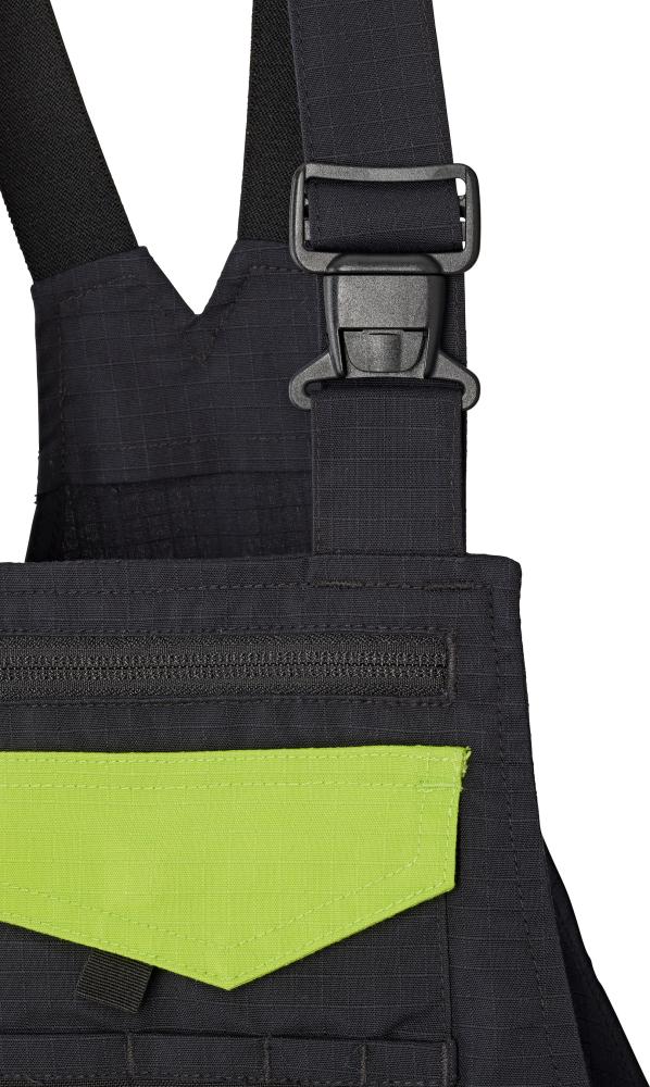 FORTIS Kids-Latzhose Performance, FORTIS Kids-Latzh. Performance schwarz-lime 🖤 bei HUG Technik ✓