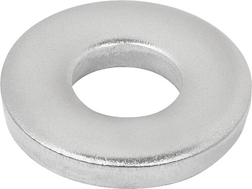 Produktbild Scheibe hohe Form, Edelstahl A2 blank, für M10, H=4 - K1968.1100