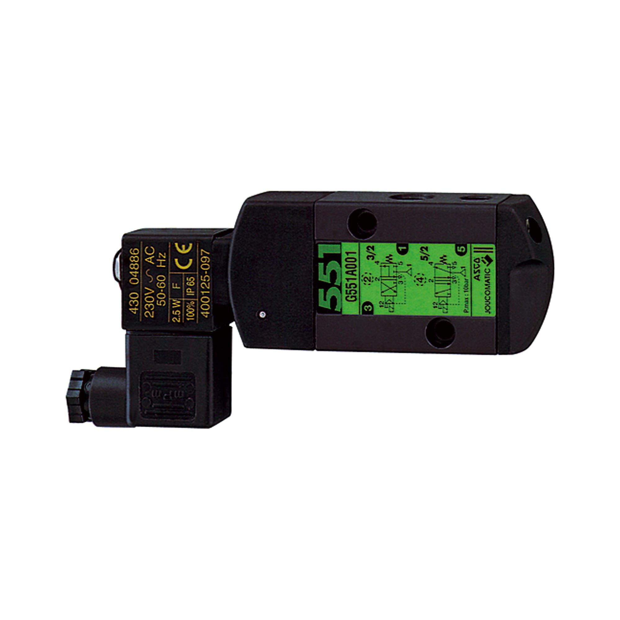 3/2-5/2-Wegeventil, NAMUR, G 1/4 (1), G 1/8 (3 + 5), 230 V, 50 Hz - erhältlich bei ☆ HUG Technik ✓