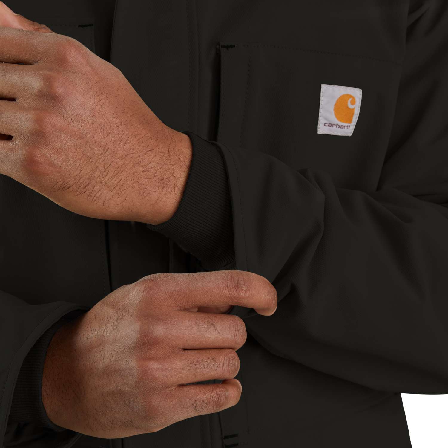 carhartt® Herren-Jacke SUPER DUX BONDED CHORE COAT black Ansicht 3  - direkt bei HUG Technik ✓
