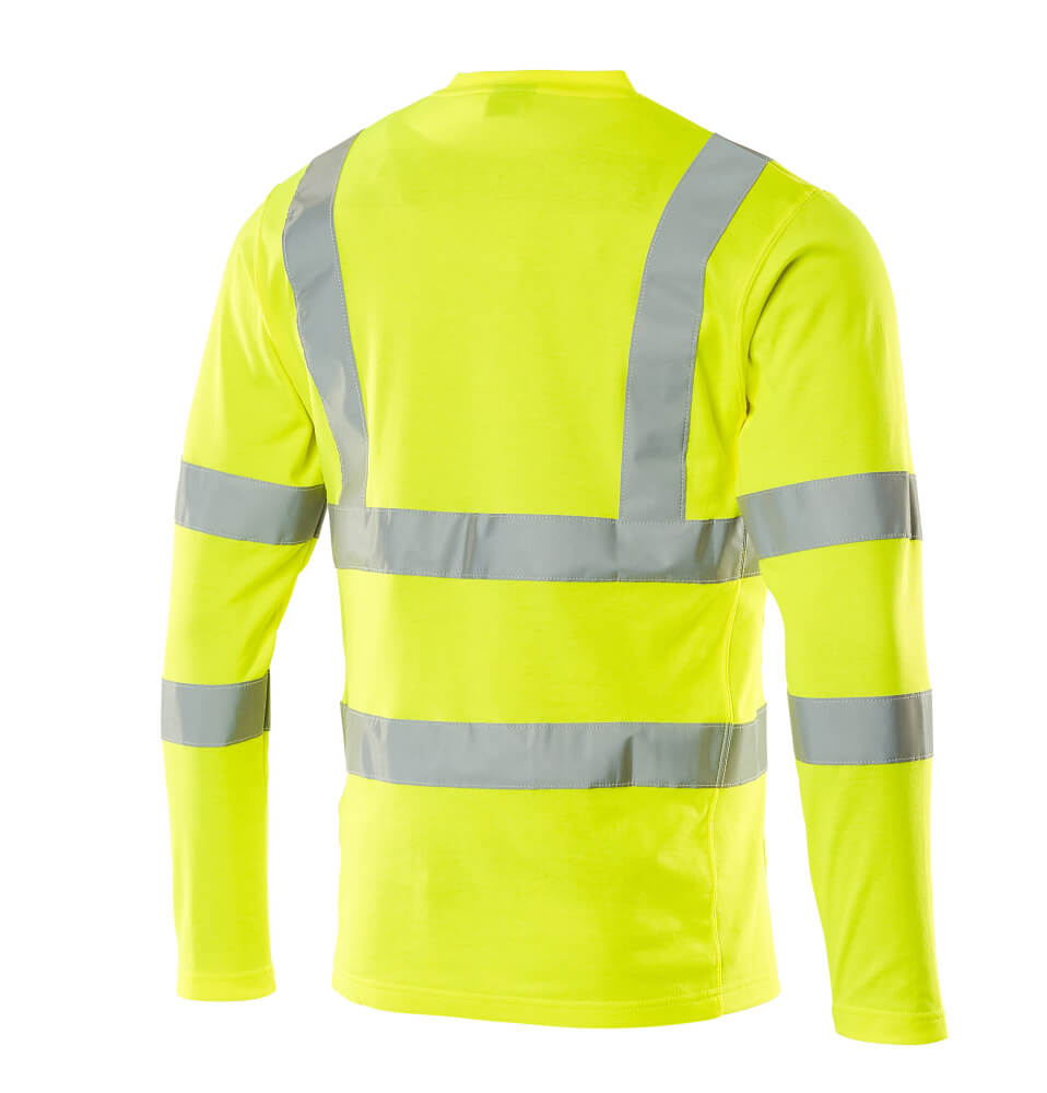 MASCOT® SAFE CLASSIC T-Shirt, Langarm  Gr. 2XL, hi-vis gelb - jetzt NEU  bei ✭ HUG Technik ✓
