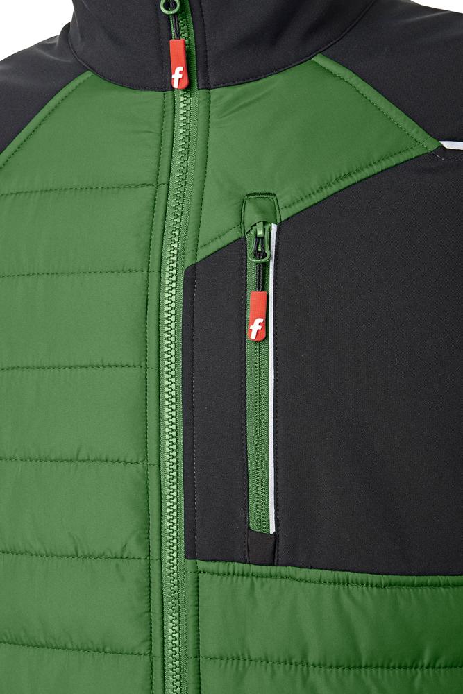 FORTIS Elements Hybrid-Steppjacke, grün-schwarz - direkt bei HUG Technik ✓