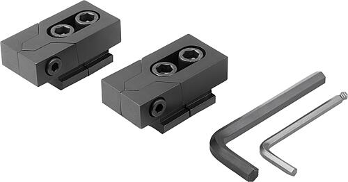 Tiefspannbacken, BN=12 Stahl gehärtet und brüniert - K1229.122