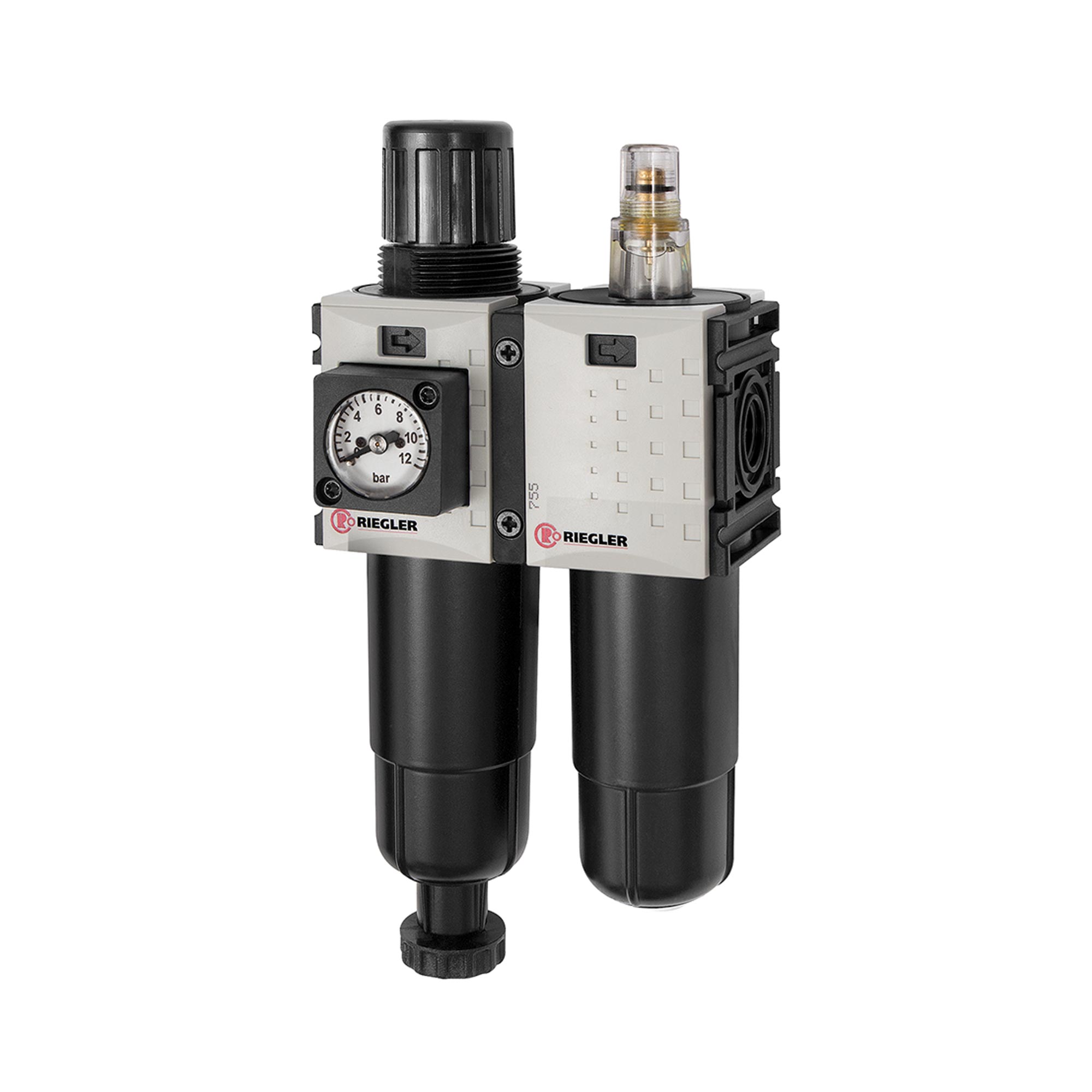 WE 2-tlg. »FUTURA-mini«, Metallbehälter, Kompaktmanometer, G1/4, 0,5-10, HA - kommt direkt von HUG Technik 😊