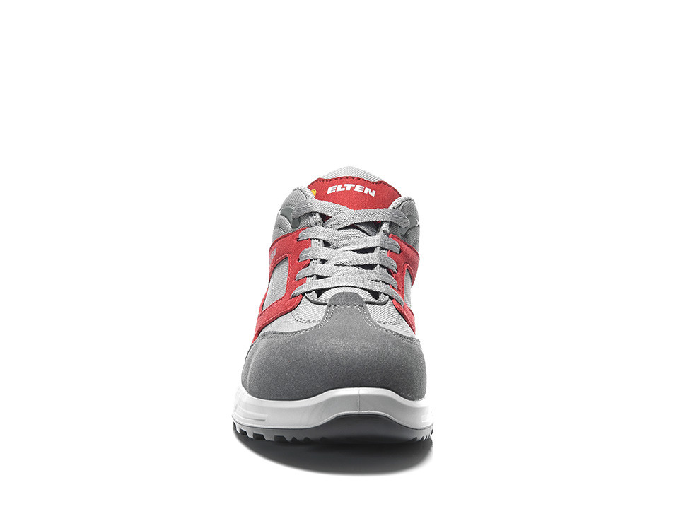ELTEN® Sicherheitshalbschuh TRAVIS XXT grey-red Low ESD S2, 729820 - bekommst Du bei HUG Technik ♡
