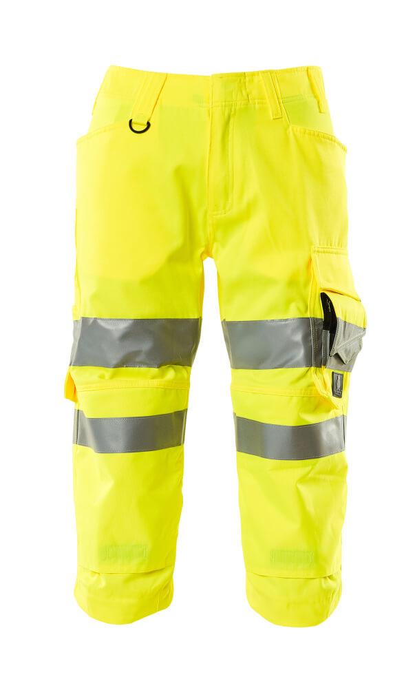 MASCOT® SAFE SUPREME Dreiviertel-Hose mit Knietaschen  Gr. C44, hi-vis gelb - kommt direkt von HUG Technik 😊
