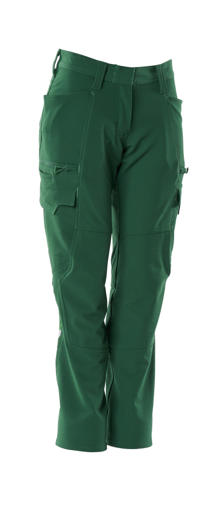 MASCOT® ACCELERATE Hose mit Schenkeltaschen  Gr. 76/C34, grün - bei HUG Technik ♡