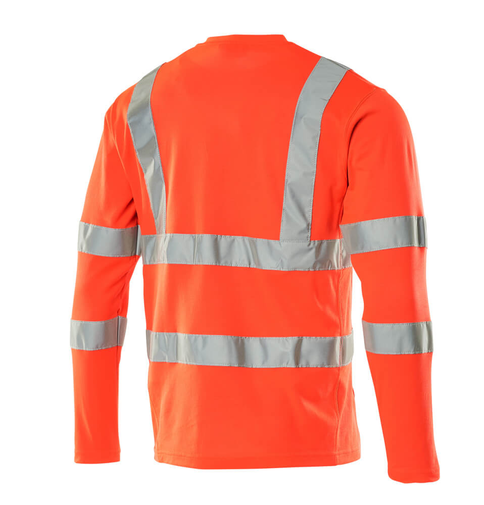 MASCOT® SAFE CLASSIC T-Shirt, Langarm  Gr. 2XL, hi-vis rot - bei HUG Technik ☆