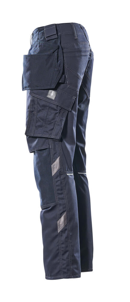 MASCOT® UNIQUE Hose mit Hängetaschen »Kassel« Gr. 76/C46, schwarzblau - bekommst Du bei HUG Technik ♡