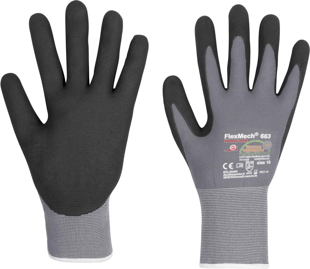 KCL Handschuh FlexMech 663, grau - bekommst Du bei ★ HUG Technik ✓